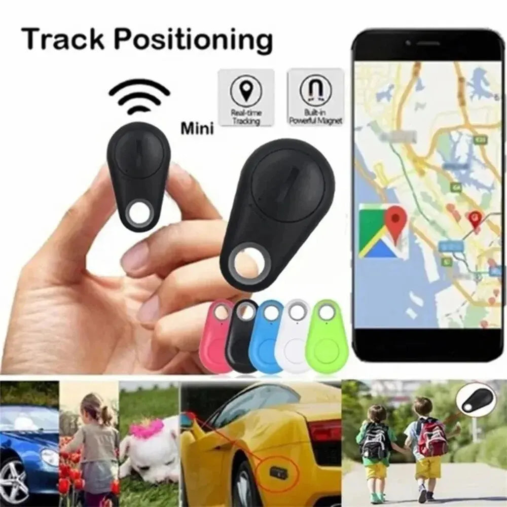 GPS Tracker Mini Fashion Smart Pets Anti Lost Alarm Wireless Child Bag Key Finder Locator Reminder Selfie Shutter Control
Mini Localizzatore GPS Bluetooth Anti-Smarrimento per Animali, Bambini e Chiavi